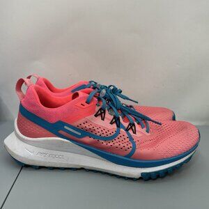 Nike React Pegasus Trail 4 Sneakers Shoes Running Training Custom Pink Women 11